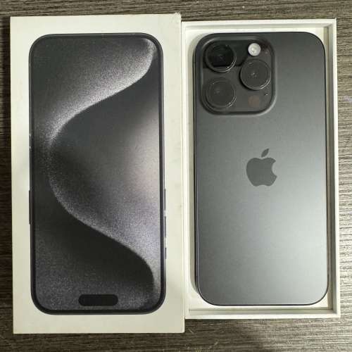 iPhone 15pro 128gb港行雙卡，有套有貼，電池93，冇修冇拆，所有原裝，所有功能正...