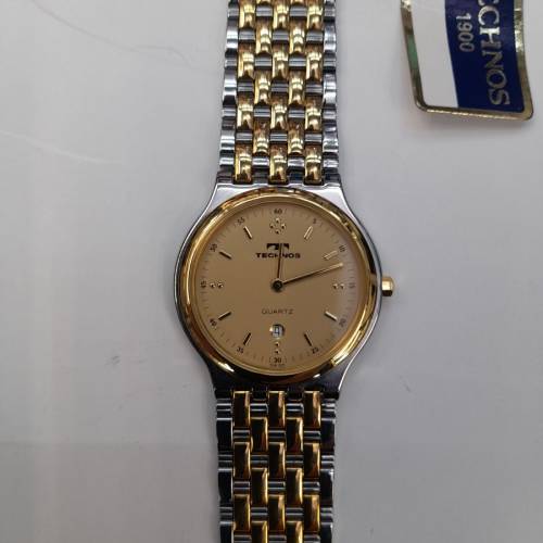 ( 全球唯一全新貨) SwissTechnos Ultra-Slim 2-Tone Uni-sex Quartz Watch