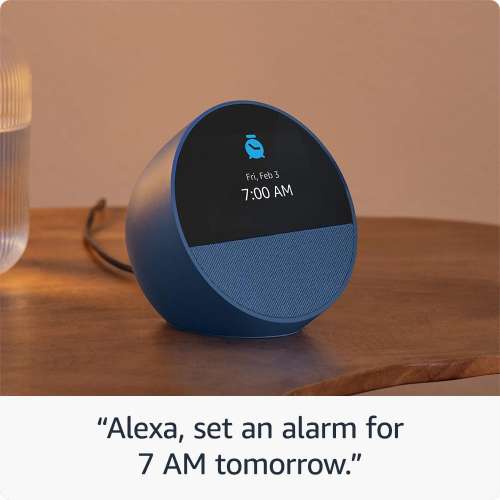 Amazon Echo Spot (2024 release) Smart Alarm clock Speaker with Alexa,全新水貨!
