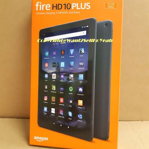 Amazon Fire HD 10 Plus,11th Gen,2021 release,10.1" 1080p full HD display,全新水...