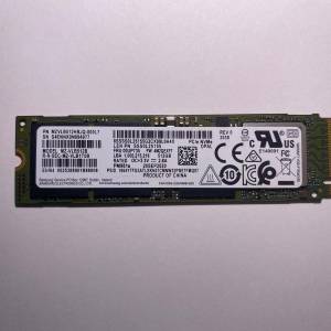 Samsung PM981a 512GB m.2 nvme PCIe 3.0 SSD