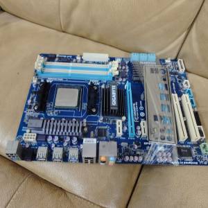 二手AMD   GIGABYTE  GA-970A-D3  AM3+主機板