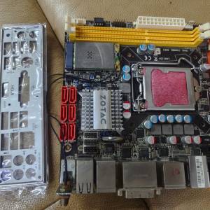二手(新淨ITX) ZOTAE  LGA1156底板