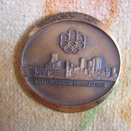 1976 Montreal, Canada Commemorative Olympic Medal From Switzerland