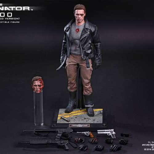 Hot Toys MMS 238 The Terminator 未來戰士 – T-800 (Battle Damaged Version)