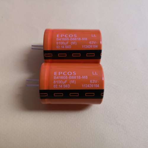 西門子EPCOS 8100UF 63V 長壽電容一對
