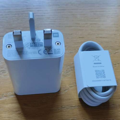 全新 小米33W快充火牛連快充cable (Poco X5 配件) 支持 PD, QC3.0