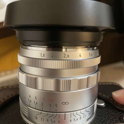 Voigtlander 28mm f1.5 chrome version for Leica M