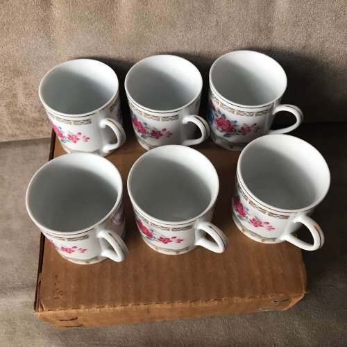 🍵 Ceramic 6pc Set mini tea cups NEW 全新 陶瓷杯 6件套 迷你 🍵