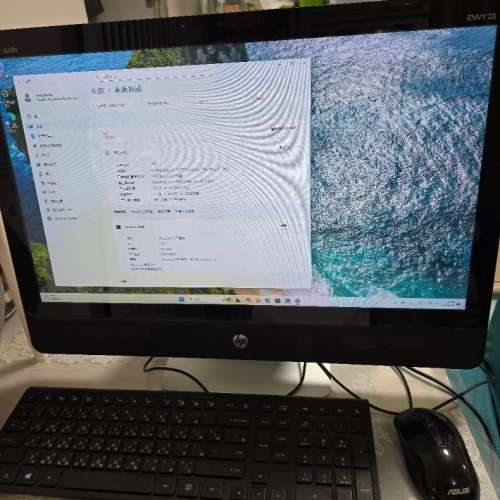九成新HP Envy Recline 23 touchsmart  i7-4770 CPU 16GB RAM連無線鍵盤和有線滑鼠