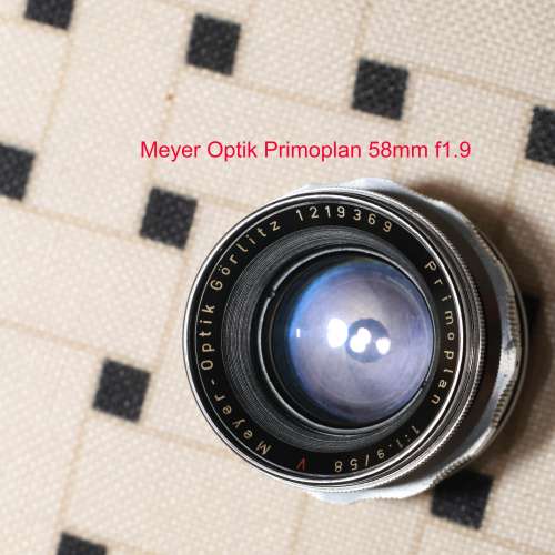 Meyer Optik Primoplan 58mm f1.9