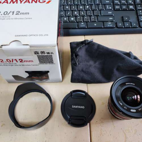 Samyang 12mm F2 mft 鏡頭