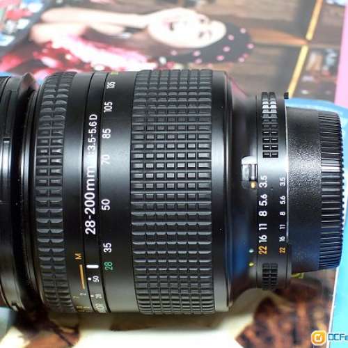 Nikon AF 28-200mm f/3.5-5.6 D Full Frame Lens 全片幅鏡