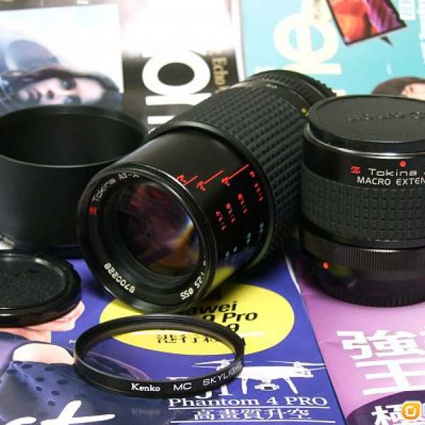 少有 Tokina AT-X MACRO 90mm F2.5 Canon FD mount (Bokina) & 1:1 Extender