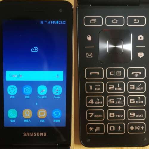 新淨港版 Galaxy Folder 2 android系統 摺合式 4G手機