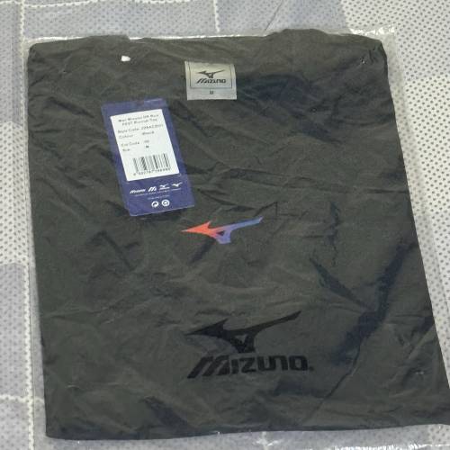 美津龍黑色運動T恤