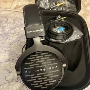 Beyerdynamic DT1990 Pro + 淘寶6.35MM銅銀混編線升級線