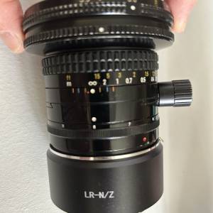 Nikon 28mm2.8 Shift 鏡 Leica R mount, 連 R to Z adaptor