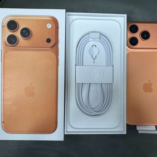 99%New iPhone 17 Pro Max 512GB 橙色 香港行貨 蘋果保養到2026年10月19日 電池100%...