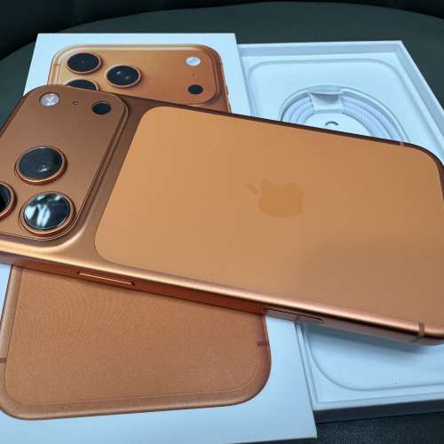 99%New iPhone 17 Pro Max 512GB 橙色 香港行貨 蘋果保養到2026年10月19日 電池100%...