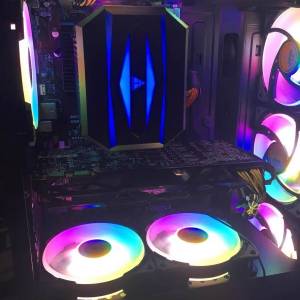 Intel® Core™ i7 10 代水冷RGB電競電腦主機，16G 記憶體* 2TB Samsung 870 SSD固...