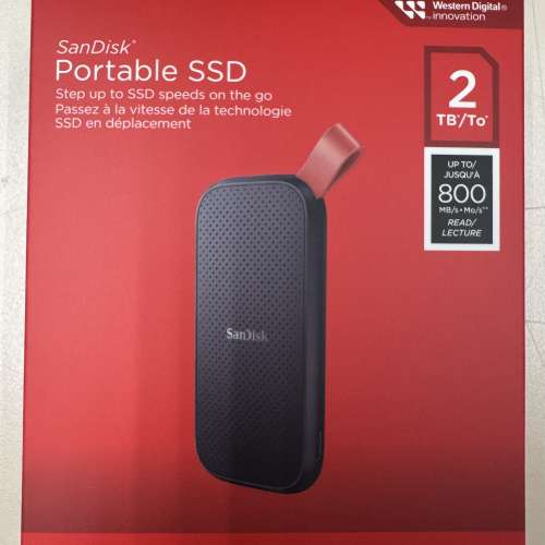 SanDisk 行動固態硬碟 2TB 香港行貨