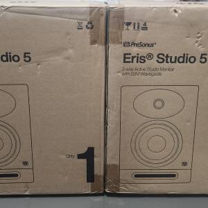 PreSonus Eris Studio 5 2nd Gen有源監聽喇叭(黑色一對)