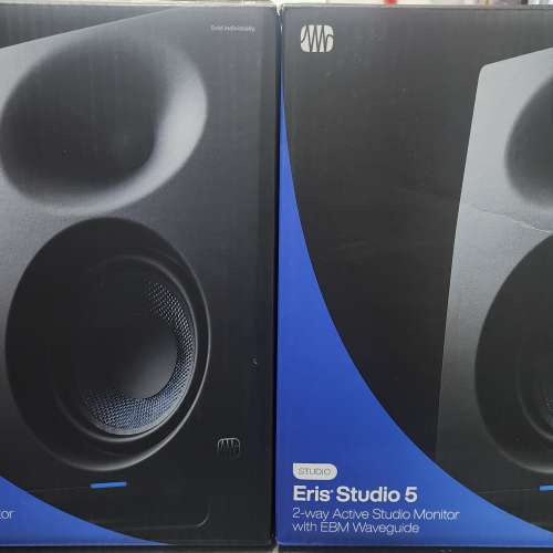 PreSonus Eris Studio 5 2nd Gen有源監聽喇叭(黑色一對)