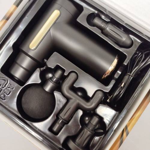 全新 迷你黑金按摩槍