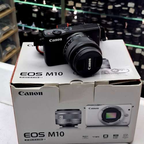 CANON M10 EF-M15-45 IS STM SET 95% NEW