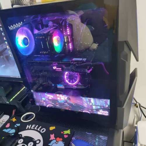 第 10代 Intel® Core™ i7處理器 台式水冷電競RGB 電腦主機，高配16G 記憶體，2TB...