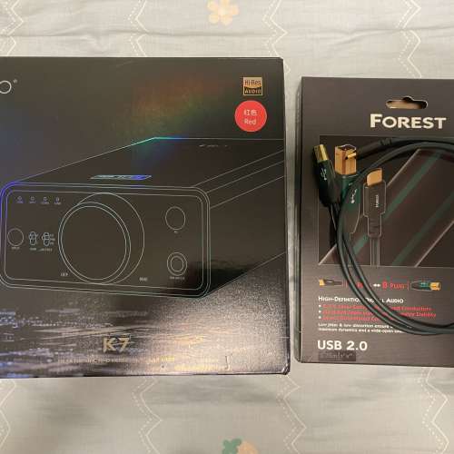 Fiio k7 + Forest usb 線一條