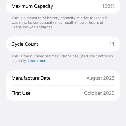 99% 新 iphone 17 pro max 256 gb cosmic orange宇宙橙