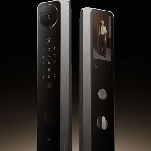 【香港上門安裝】【新品】小米智能門鎖M40Pro雙攝全景貓眼 AI 掌靜脈識別智能門鎖