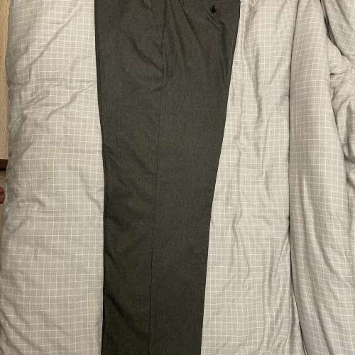 M&S 馬莎男士西褲，炭灰色，標準剪裁(Regular Fit)