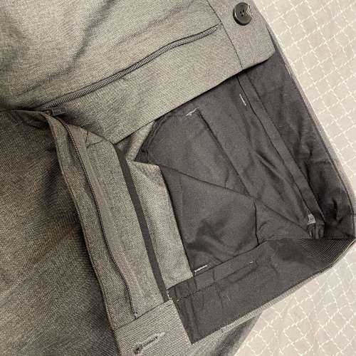 M&S 馬莎男士西褲，炭灰色，標準剪裁(Regular Fit)