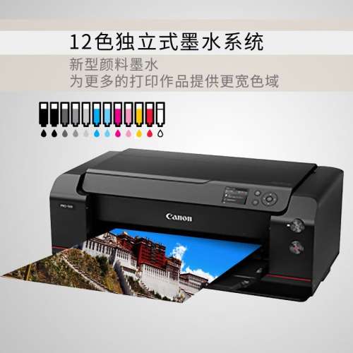 全新機有盒合專業CANON imagePROGRAF PRO-500 A2 12色Printer