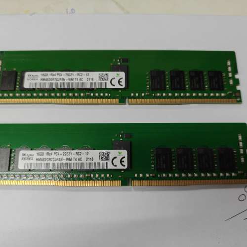 SK Hynix ECC DDR4-2933 RDIMM Server Ram 16GB x2