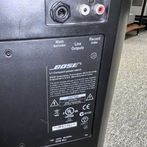 Bose L1 compact & T1 tonematch