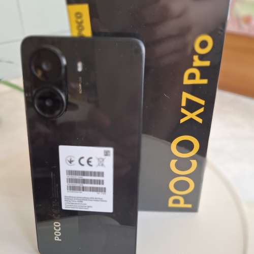 POCO X 7 pro 12g ram/256gb 黑色 行貨 有單