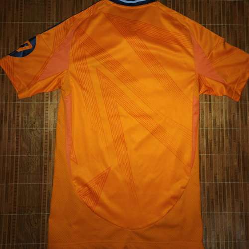 皇馬real madrid 作客橙色球衣/波衫 - XS