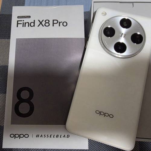 OPPO find x8 pro  白色  99 %新  港行 有保