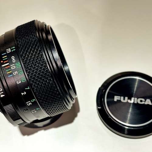 (M42) 富士 EBC Fujinon 50mm f1.4 大光圈標準鏡 Fujica 合 Eos FX Sony A7