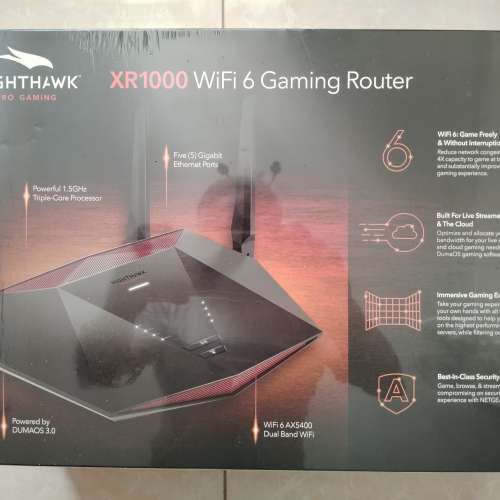 NETGEAR XR1000 (WiFi 6 Gamimg Router AX5400) 100% New