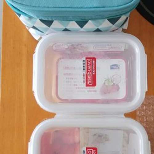 Lock&Lock玻璃保鮮盒饭盒一套