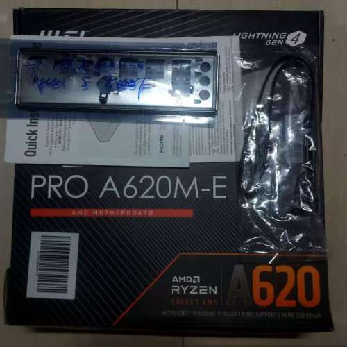 MSI PROA 620M-E AME MOTHERBOARD LOOK LIKE BRAND NEW