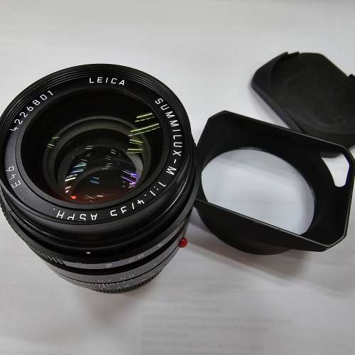 Leica lenses  35/1.4, 50/1.4