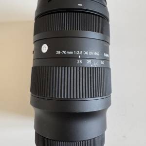 最新Sigma 28-70 F2.8 FE Mount