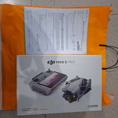DJI mini 5pro暢飛套裝連RC2*36分鐘*