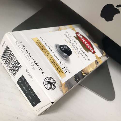 注意, *已過* 最佳享用期 2024.06.06 Capsules Nespresso® MOCCONA Extra Dark Ro...